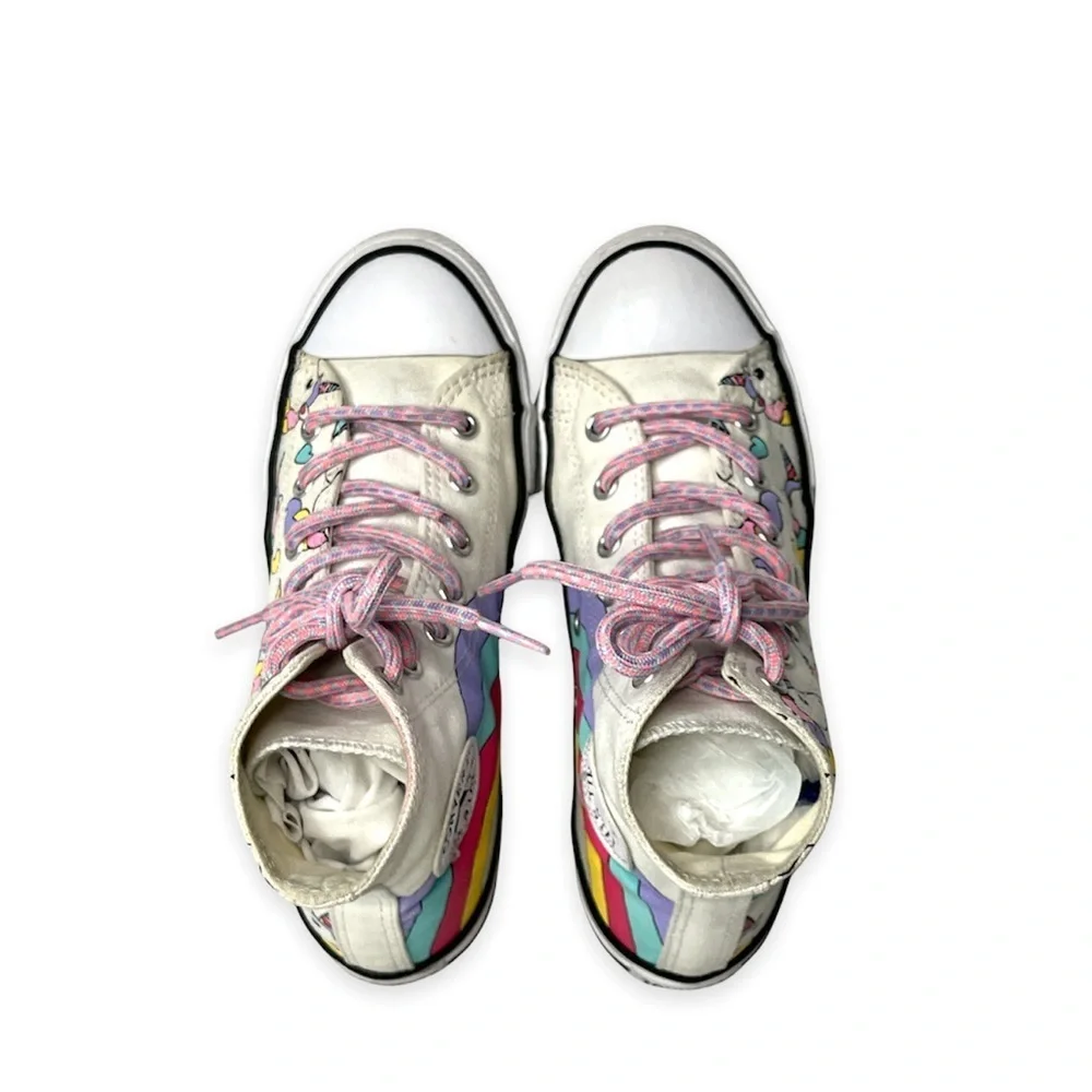 Converse‎ Unicorn Sneaker All High Top Chuck Taylor Rainbow Girls Size 3